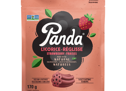 Panda - Réglisse naturelle à la fraise - Vegan et sans matières grasses | 170 g