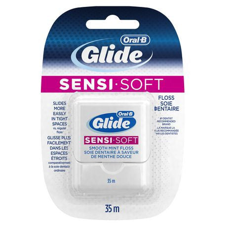 Oral-B Glide Sensi-Soft Fil dentaire lisse à la menthe | 35 m