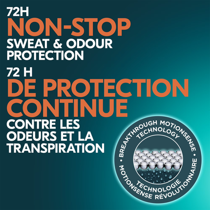 Degree - Anti-transpirant activé par la chaleur corporelle 72h, Adventure | 76 g