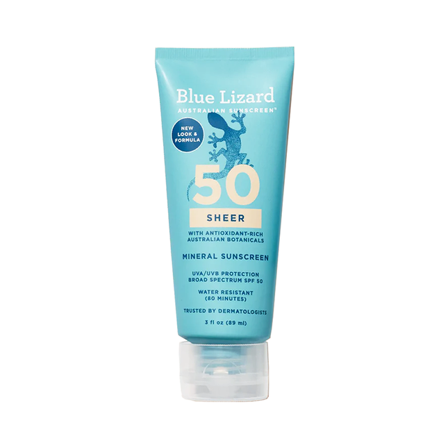 Blue Lizard - Crème solaire minérale transparente FPS 50 | 50 ml