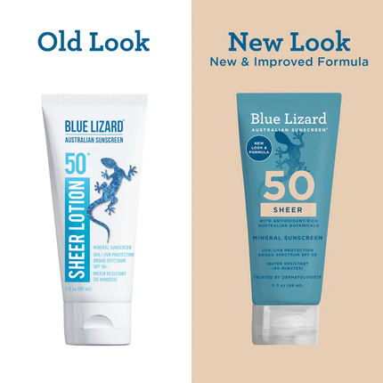 Blue Lizard - Sheer Mineral Sunscreen SPF 50 | 50 mL