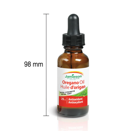 Jamieson - Huile d'origan extra forte avec vitamine E | 25 mL