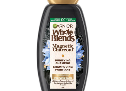 Garnier - Shampooing purifiant au charbon magnétique Whole Blends | 346 ml