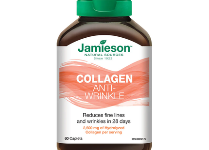 Jamieson - Collagène anti-rides 2500 mg | 60 caplets