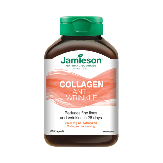 Jamieson - Collagène anti-rides 2500 mg | 60 caplets