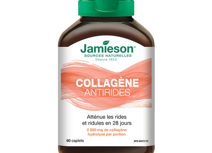 Jamieson - Collagène anti-rides 2500 mg | 60 caplets