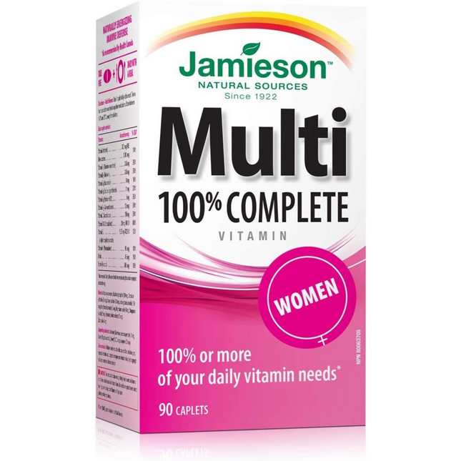 Jaimeson - Multivitamines 100 % complètes - Femmes | 90 comprimés