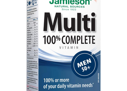Jamieson - 100% Complete Multivitamin - Men 50+ | 90 Caplets