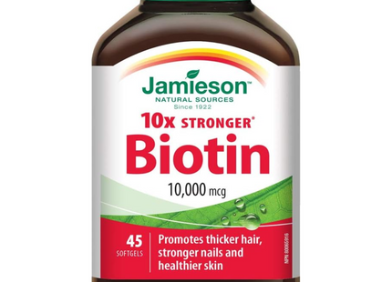 Jamieson - Biotin 10000mcg | 45 Softgels