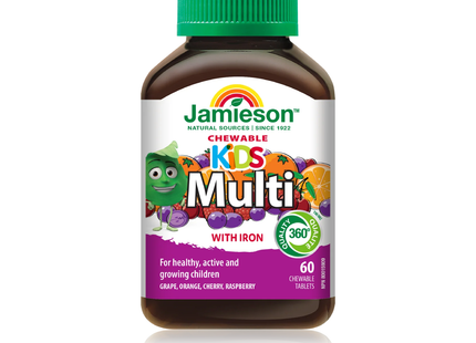 Jamieson - Kids Multivitamin | 60 Chewable Tablets