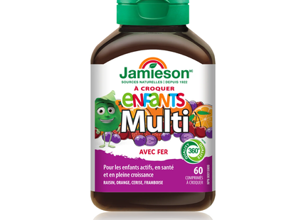 Jamieson - Kids Multivitamin | 60 Chewable Tablets