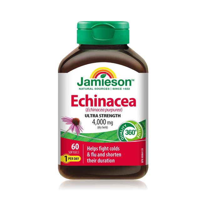Jamieson Échinacée ultra-forte 4000 mg | 60 gélules