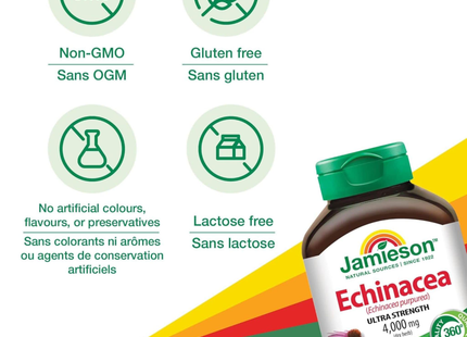 Jamieson Échinacée ultra-forte 4000 mg | 60 gélules