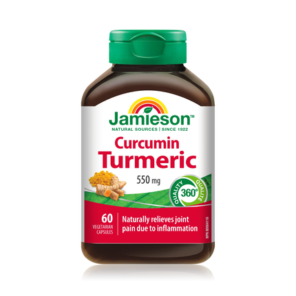 Jamieson - Curcumine Curcuma, 550 mg | 60 gélules végétariennes