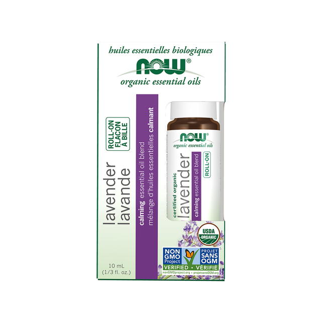 NOW - Huiles essentielles biologiques - Lavande - Roll-On | 10 ml