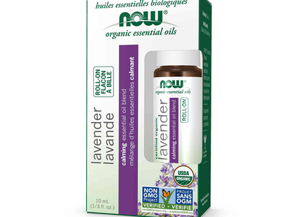 NOW - Huiles essentielles biologiques - Lavande - Roll-On | 10 ml