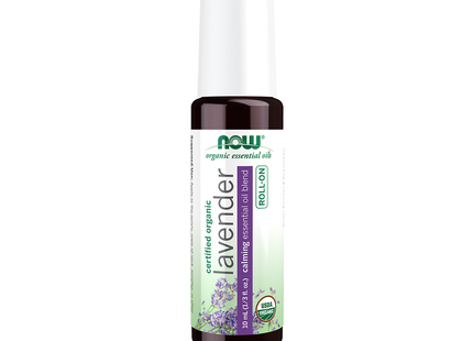 NOW - Huiles essentielles biologiques - Lavande - Roll-On | 10 ml