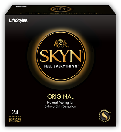 SKYN Original Natural Latex Free Lubricated Condoms | 24 count