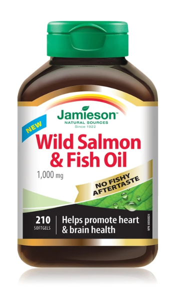 Jamieson Wild Salmon & Fish Oil | 210 Softgels