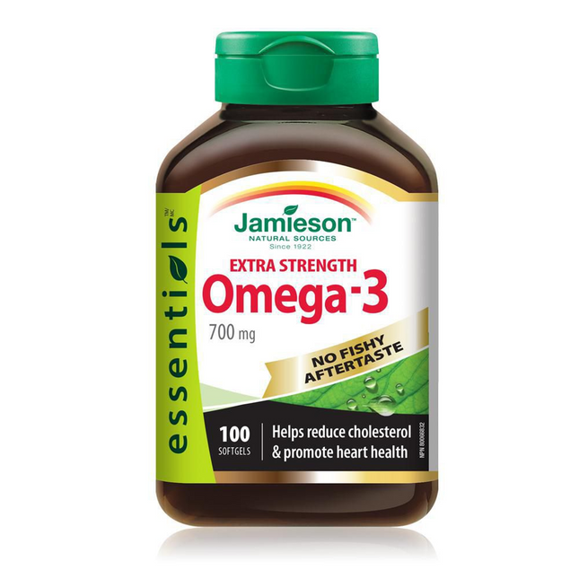 Jamieson - Extra Strength Omega-3 700 mg | 100 Softgels