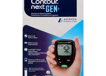 Ascensia - Contour Next Gen Blood Glucose Monitoring System | 1 Kit