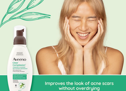 Aveeno - Mousse nettoyante teint éclatant | 180 mL