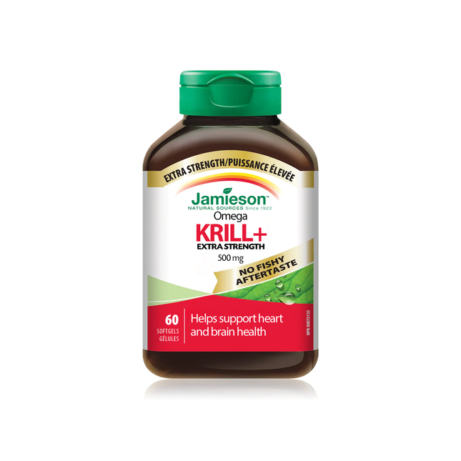 Jamieson - Omega Krill+ 500 mg - Extra Strength | 60 Softgels