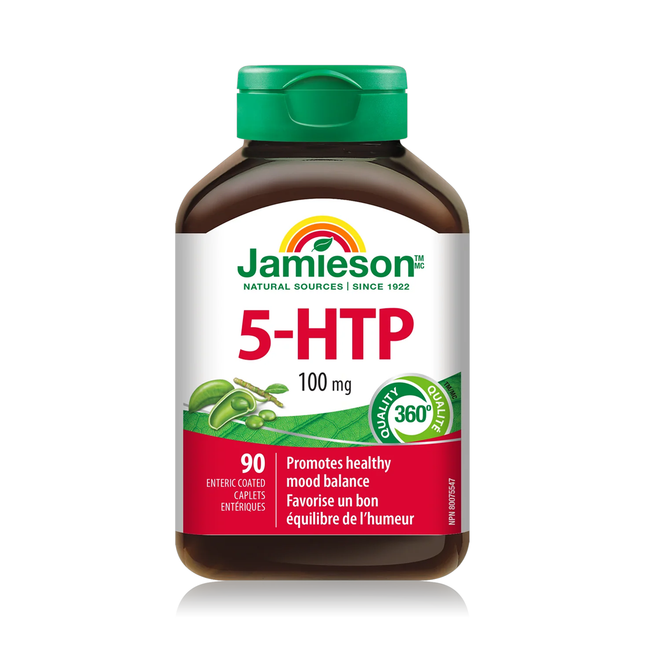 Jamieson - 5-HTP 100 mg | 90 Enteric Coated Caplets