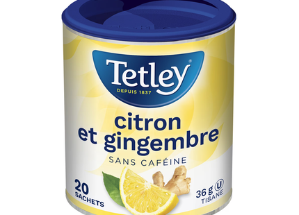 TETLEY CITRON ET GINGEMBRE 36G