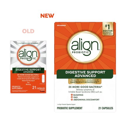 Align - Soutien digestif probiotique avancé | 21 capsules