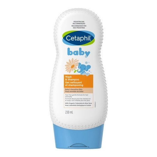 Cetaphil Baby - Wash & Shampoo - for Baby's Sensitive Skin | 230 mL