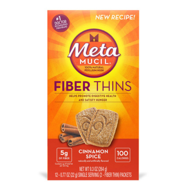 Metamucil Cinnamon Spice Fibre Thins | 264 g