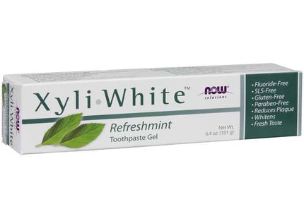 NOW Xyli-White Refreshmint Toothpaste Gel | 181 g