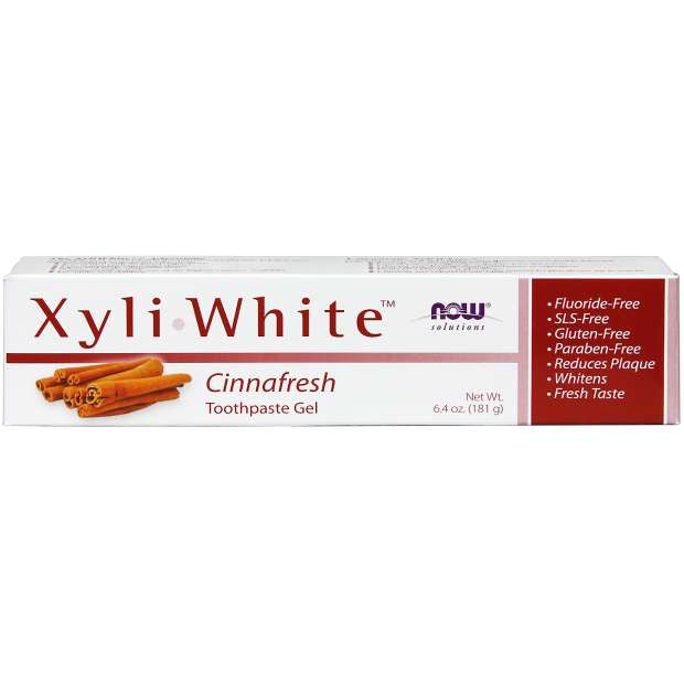 NOW Xyli-White Cinnafresh Toothpaste Gel | 181 g