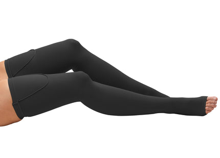 TRUFORM - Anti-Embolism Thigh High Stockings | Open Toe 18 Mmhg