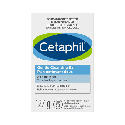 Cetaphil - Pain nettoyant doux pour tous types de peau | 1 pain - 127 g