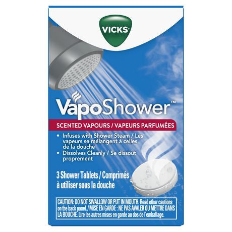 Vicks VapoShower Scented Vapour Shower Tablets | 3 Tablets