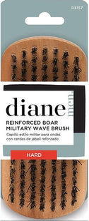 Diane Men - Reinforced Boar Military Wave Brush - D8157 | Hard Bristle
