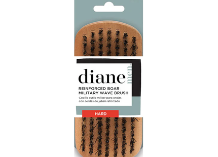 Diane Men - Reinforced Boar Military Wave Brush - D8157 | Hard Bristle