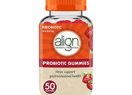 Align Probiotic - Probiotic Gummies, Strawberry Flavoured | 50 Gummies