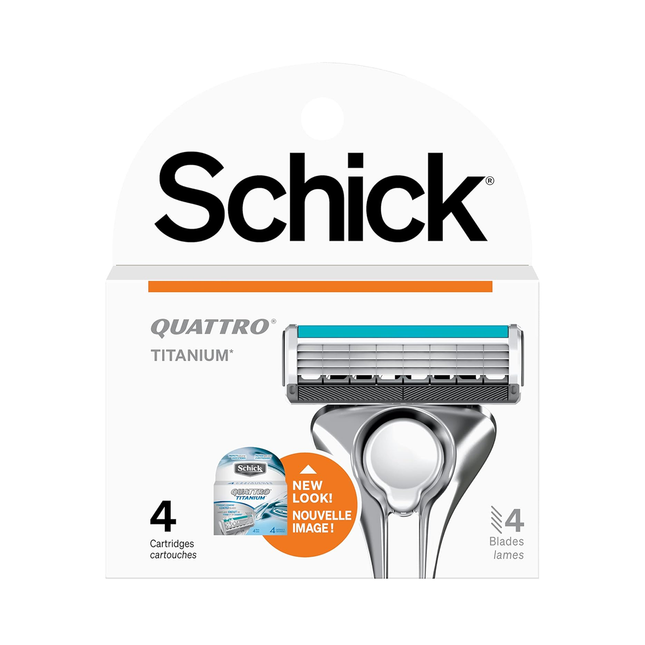Schick - Recharges Quattro Titane | 4 cartouches