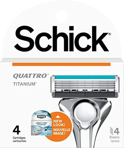 Schick - Recharges Quattro Titane | 4 cartouches