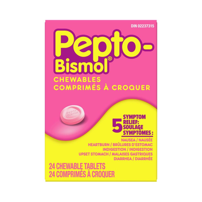 Pepto Bismol - Original Chewable Tablets | 24 Tablets