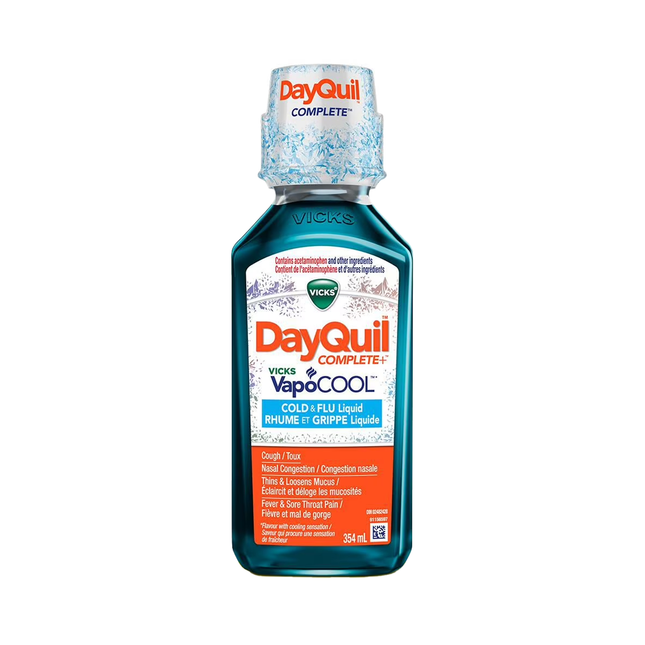 Vicks - DayQuil Complete + VapoCOOL, Cold & Flu Liquid | 354 mL