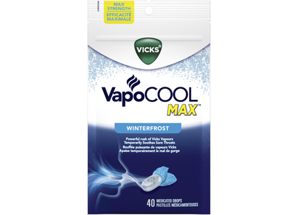 Vicks - VapoCOOL Max - Winter Frost | 40 Medicated Drops