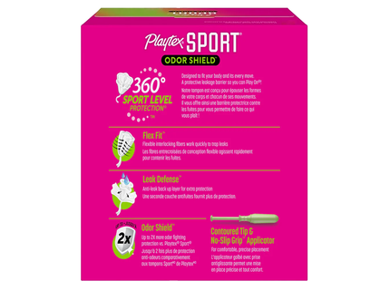 Playtex - Sport Odor Shield - Regular | 16 Tampons