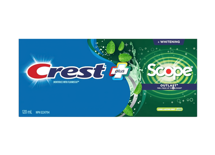 Crest+ - Scope Whitening Toothpaste | 120 mL
