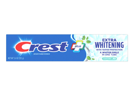 Crest - Dentifrice au fluorure Complete Plus - Blanchiment supplémentaire avec protection contre le tartre | 120 ml