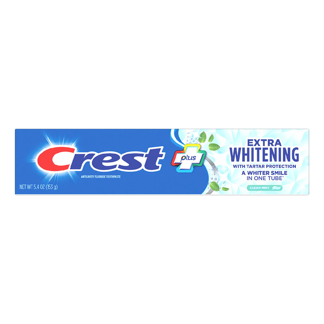 Crest - Complete Plus Fluoride Toothpaste - Extra Whitening with Tartar Protection | 120 ml