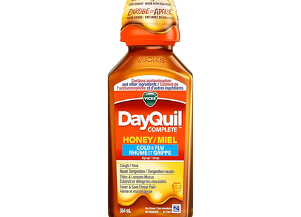 Vicks - DayQuil Complete Cold & Flu, Honey | 354mL